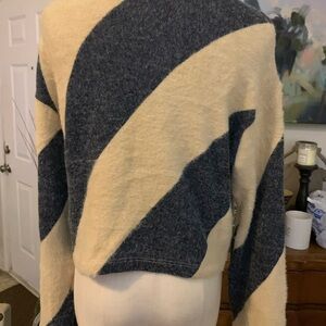 Maeve stripped Cream and Black Sweater Size XS #cashmere
